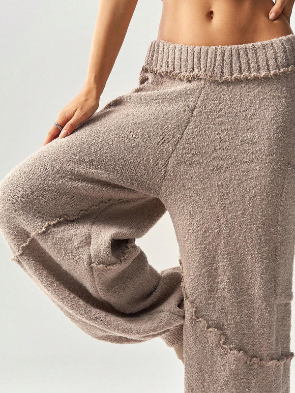 High-Waist Baggy Sweater Pants for Women – Stylish & Comfortable Joggers