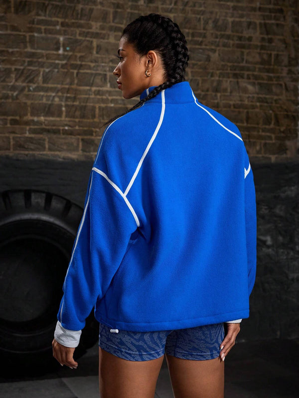 Warm Fleece Zip Sweatshirt – Cosy & Stylish Winter Layer