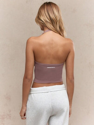 Baseball Summer Sleeveless Solid Color Minimalist Cropped Racerback Sport Tank Top