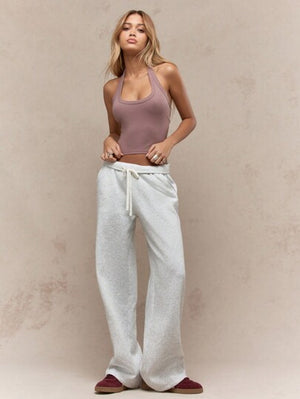 Baseball Summer Sleeveless Solid Color Minimalist Cropped Racerback Sport Tank Top
