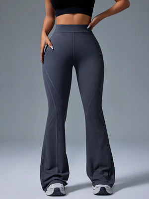 High Waisted Flared Leggings
