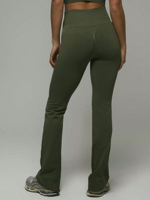 Flared High Waisted Slogan Leggings