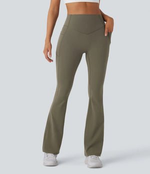 High-Waisted Bootcut Leggings